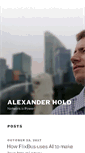 Mobile Screenshot of alexanderhold.com